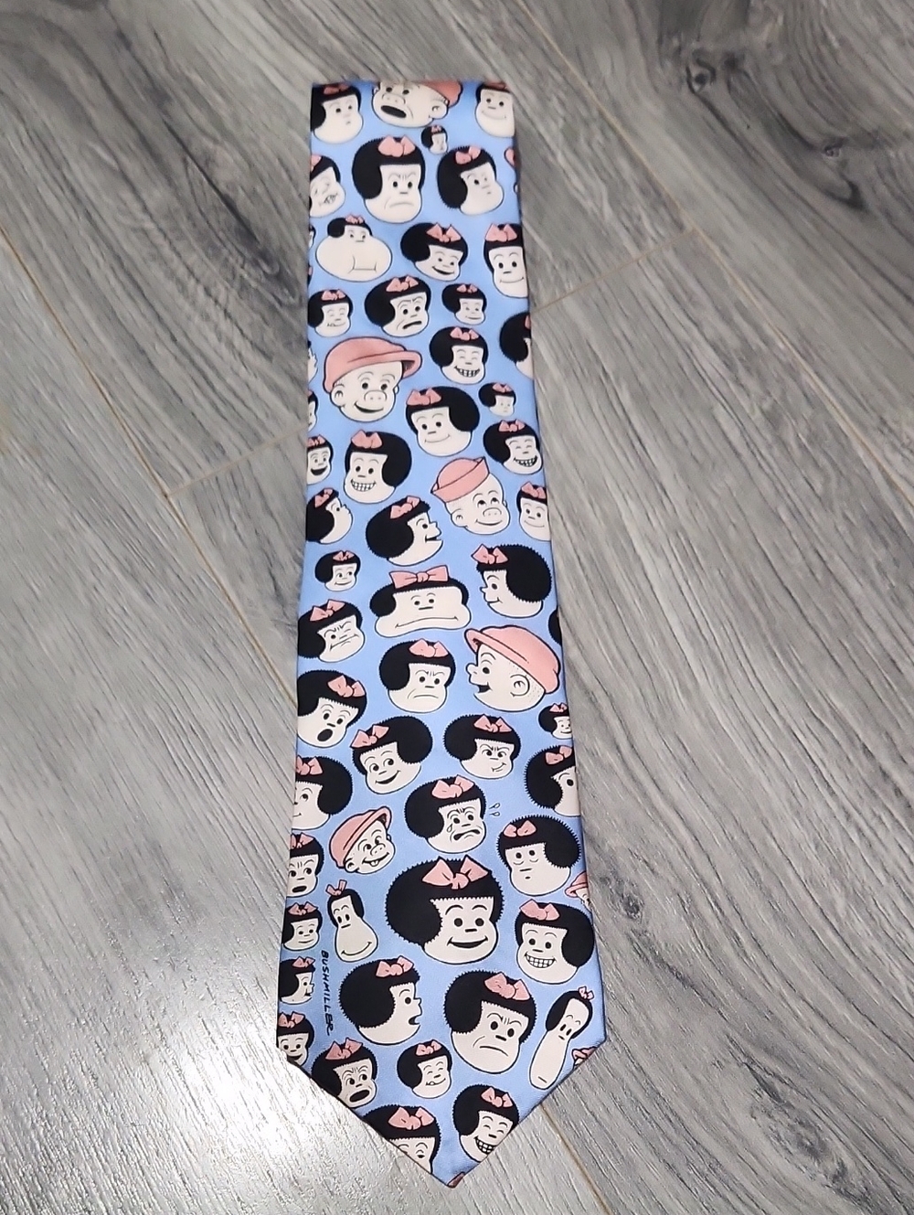 Vintage NANCY & SLUGGO Character 100% Silk Tie